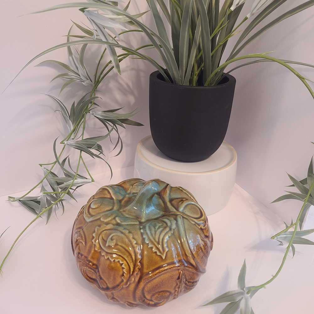 Ceramic Pumpkin Decor